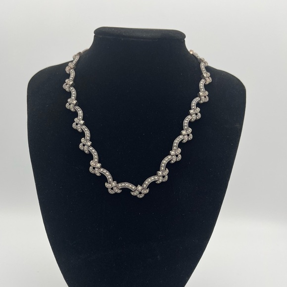 Terlin Jewelry - Vintage Terlin 925 Sterling Silver Necklace – Sparkling S-Link Design